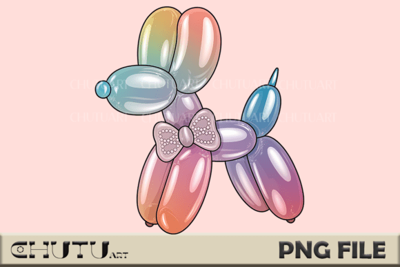 Download Glam Balloon Dog PNG - Premium Resources