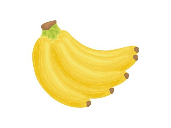 Download Tropical Banana Summer Food Vector Fruit - Summer food Collection