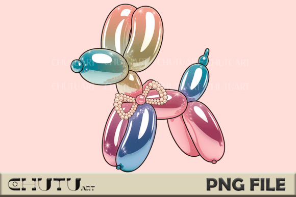 Download Glam Balloon Dog PNG - Premium Resources
