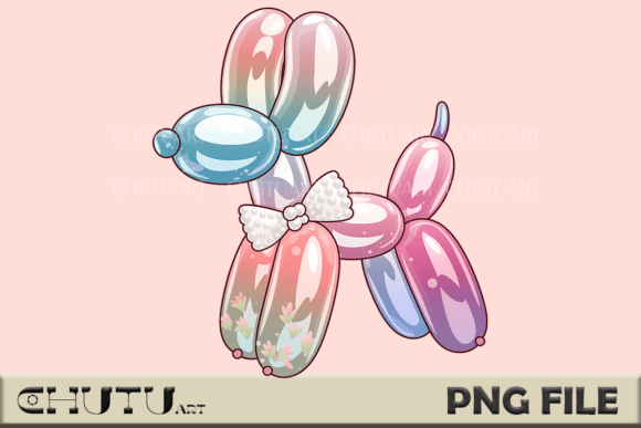 Download Glam Balloon Dog PNG - Premium Resources