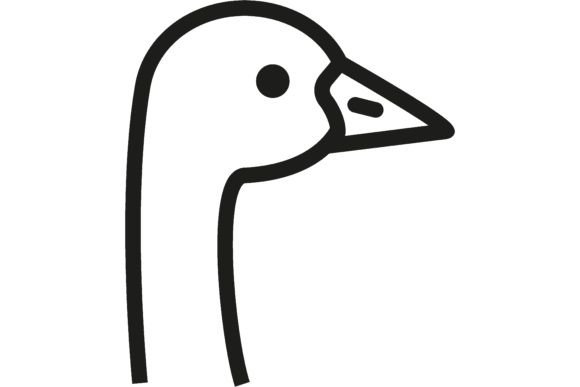 Download Goose Meat Line Icon. Poultry, Domestic - Domestic Collection